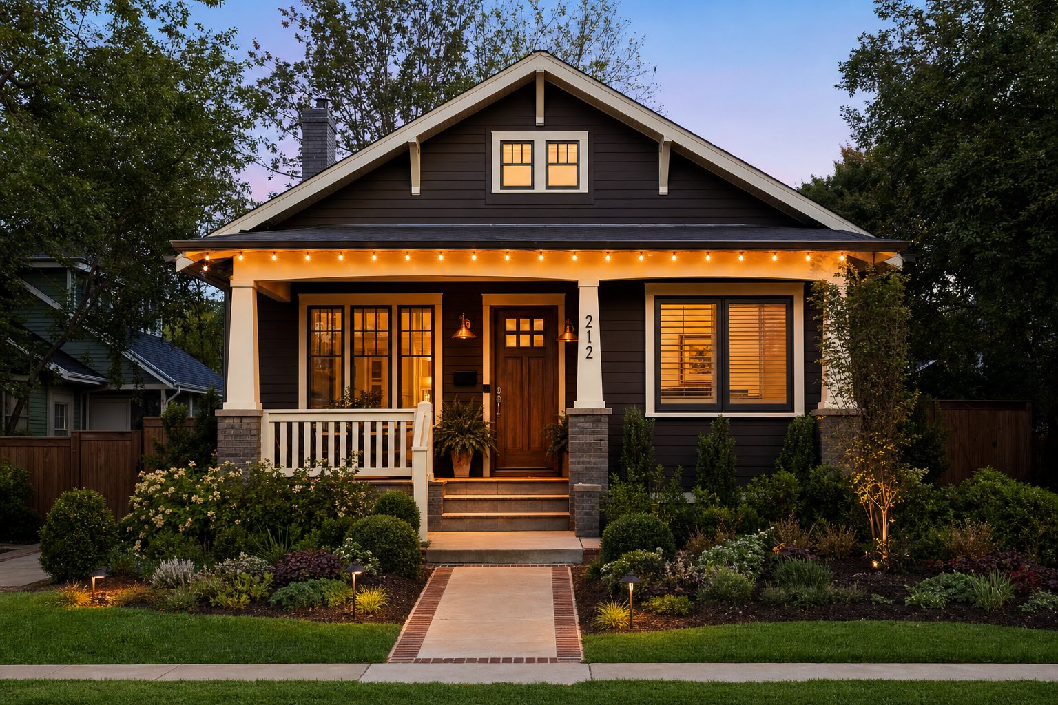 Managed residential property exterior